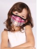 Kid's Reversible Houndstooth Print Fabric Face Mask (3-13 Years)